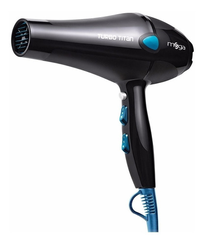 Secador de pelo Mega Turbo Titan HDA2215 negro 220V