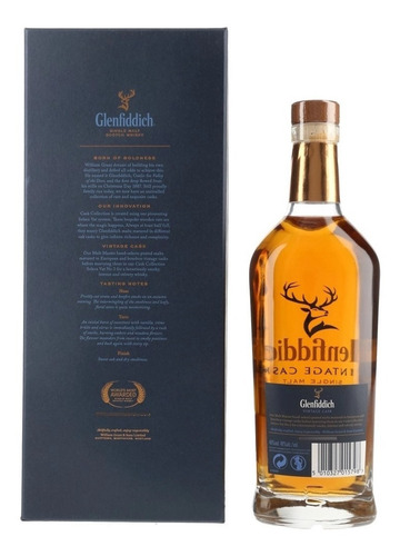 Imagen 7 de 7 de Whisky Glenfiddich Vintage Cask 700ml En Estuche