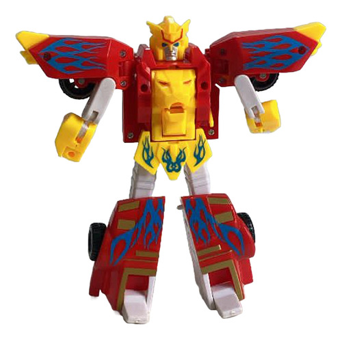 Brinquedo Transformers 2 Em 1 Robô Carro De Corrida