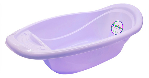 Bañera Bañadera Infantil Bebe Plastica 35 Litros Color Hsk Color Lila