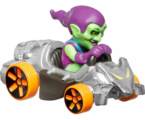 Hot Wheels Racer Verse Green Goblin Y Spider-man Hrt90 Color Green Goblin And Spider-man