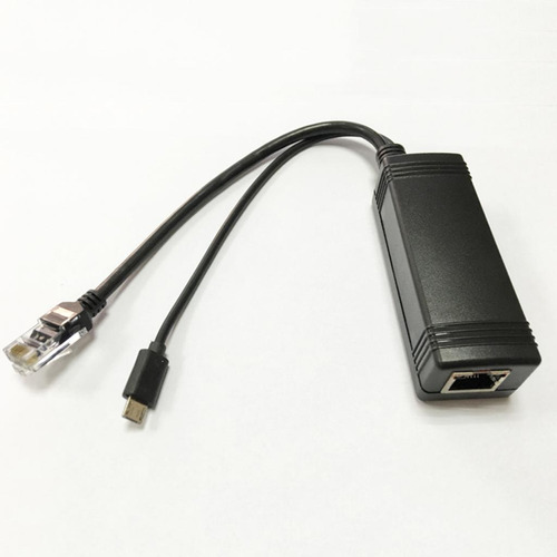 2x Adaptador Atual Driver Poe Conversor Sobre Ethernet 48v A