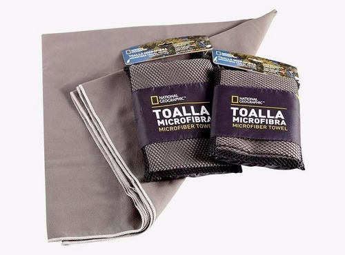Imagen 3 de 6 de Toalla National Geographic Microfibra Secado Rapido Compacta