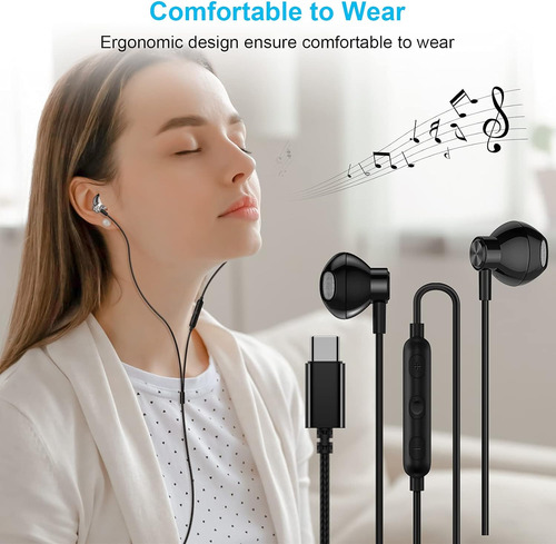 Auriculares Acaget Usb C, Auriculares Samsung S21 S22 Ultra
