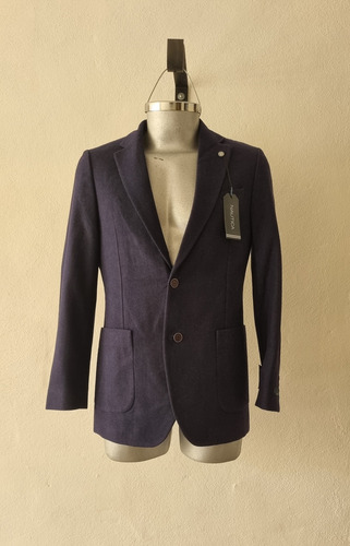 Blazer De Lana Saco Nautica Corte Fit Hombre Talla 38 / Xl