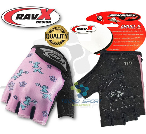 Casco Niña + Guante Gel Bicicleta Patines Skate Monopatin