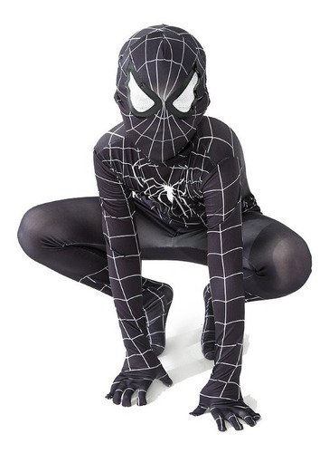 Imagem 5 de 5 de Fantasia Infantil Homem-aranha Fantasma Com Máscara Spider