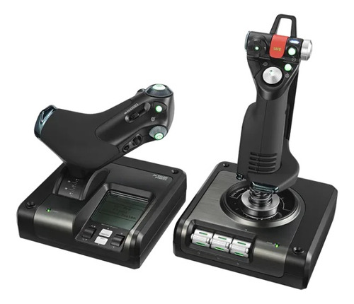 Simulador De Vuelo Joystick Saitek Logitech G X52 Pro Hotas