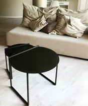 Comprar Mesas Ratonas Hierro Chapa Redonda 65 Y 50cm