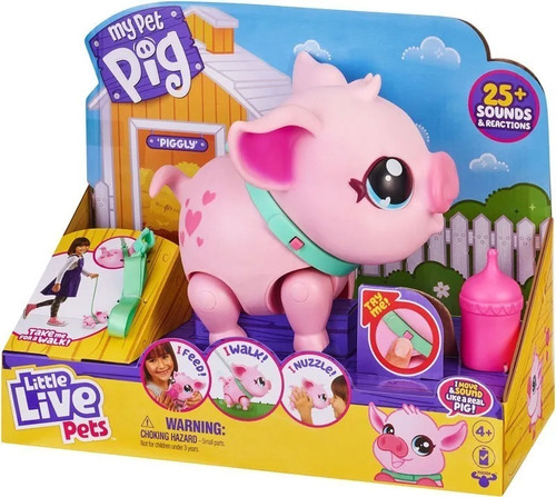 Little Live Pets Piggly Cerdito Interactivo Con Sonido + Acc