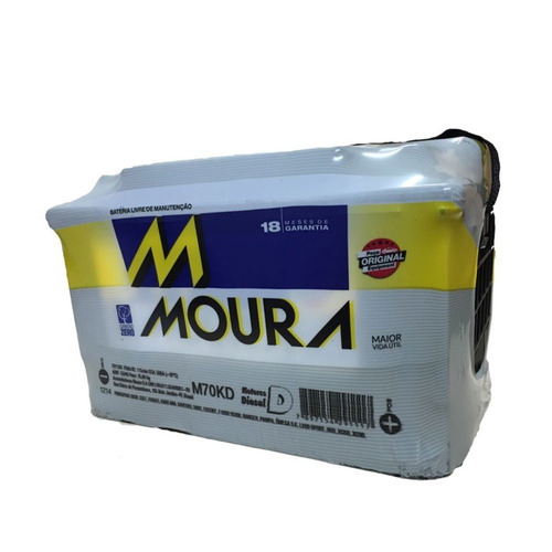 Bateria Automotiva Pos/dir 70 Ah Moura M70kd