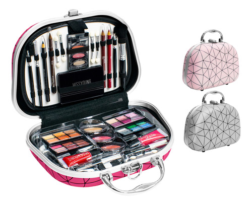 Maletin De Maquillaje Set Porta Cosmetico Makeup 28 Piezas