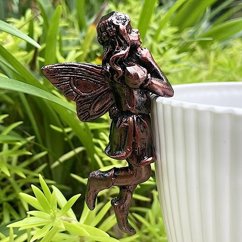 Qiansheng Jarpsiry 4 Pcs Figuras De Hadas En Miniatura Macet