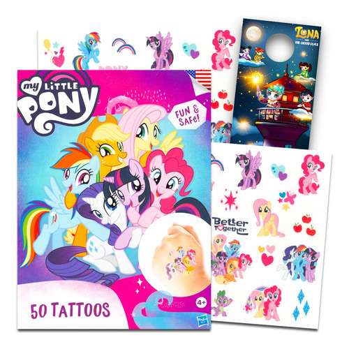 Tatuajes Temporales Savvi Disney My Little Pony Kids X50