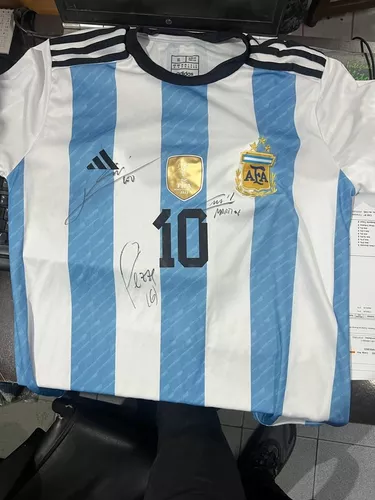 Conceder No autorizado folleto Camiseta Argentina Firmada Messi | MercadoLibre 📦