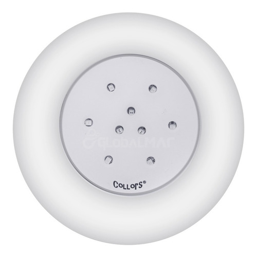 Lampada Piscina Alto Alcance 9w Led Rgb Cores 130mm 1/2pol