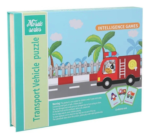 Rompecabezas Puzzle Magnetico Didactico De Madera 3d Niños.f