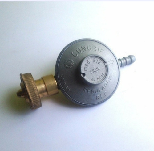 Regulador Gas, Boca Ancha Tipo Clip On, Original Congrif.