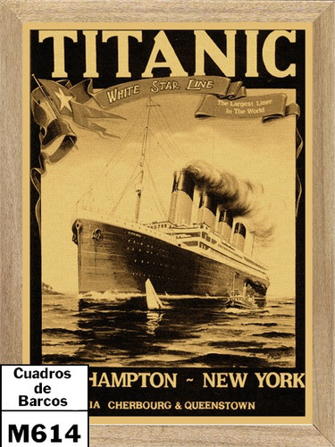 Barcos Titanic Cuadros Posters Carteles Publicidades  M614