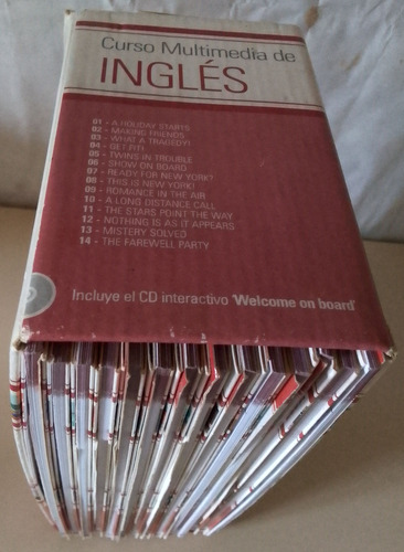 Curso Multimedia De Ingles, 14 Tomos Con Sus Respectivos Cd.