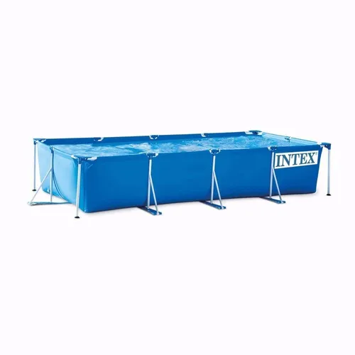 Alberca intex rectangular familiar 4 50 mts x 2 20 mts meses sin inter s