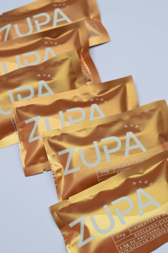 Barritas Energéticas Zupa Avellana Cacao Caja 6pzas