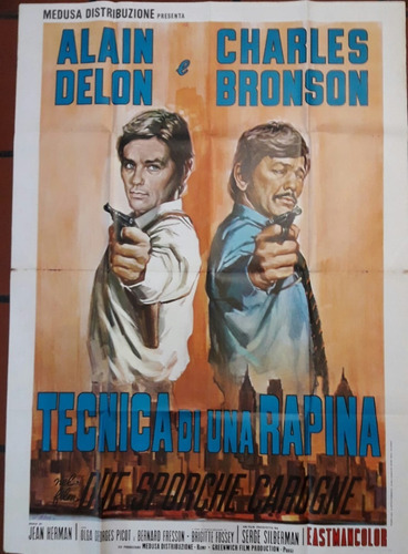 Afiche Original-adios Al Amigo-(italiano)- Alain Delon