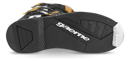 Bota Gaerne Cross Sg 12 - Forge - Preto/dourado