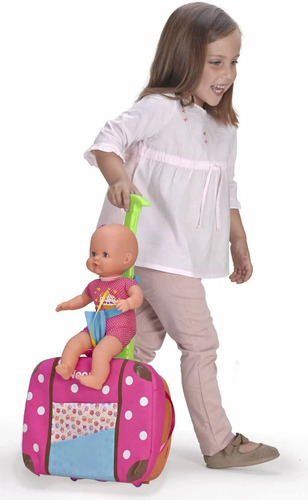 Muñeca Siempre Conmigo 2n1 Maleta Nenuco Accesorios Comida | Meses sin  intereses