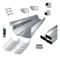 Comprar Zingueria Canaleta Americana Kit P\u002F 18 Mts Galv Con 1 Bajada