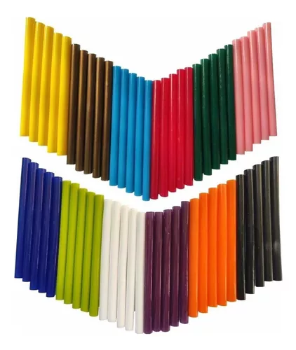 16 Barras de silicon de colores barras de silicona de colores,barra silicon  barras de silicona delgado de colores barra silicon caliente, silicon