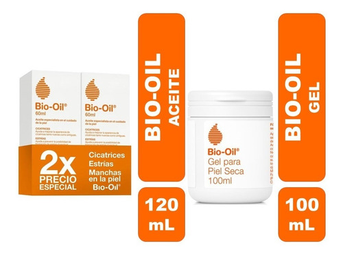 Promo! Bio Oil Aceite Estrías 120ml + G - mL a $890