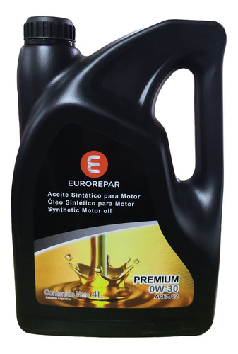 Aceite 0w30 Eurorepar Sintetico 4 Litros Original Motor Thp 