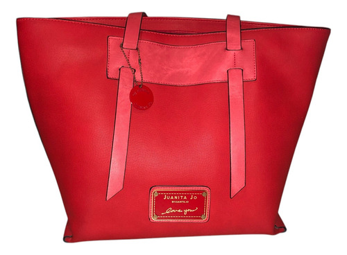 Cartera Juanita Jo Rojo Lisa Rojo