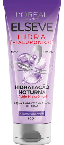 Creme Hidratação Noite L'oréal Elseve Hidra Hialurônico 200g