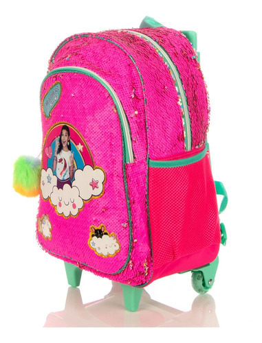 Mochila Original Con Ruedas Tv Ana Emilia Lentejuelas | Meses sin intereses