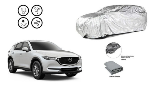 Lona Aluminizada Funda Car Cover Afelpada Mazda Cx-5 Cx5