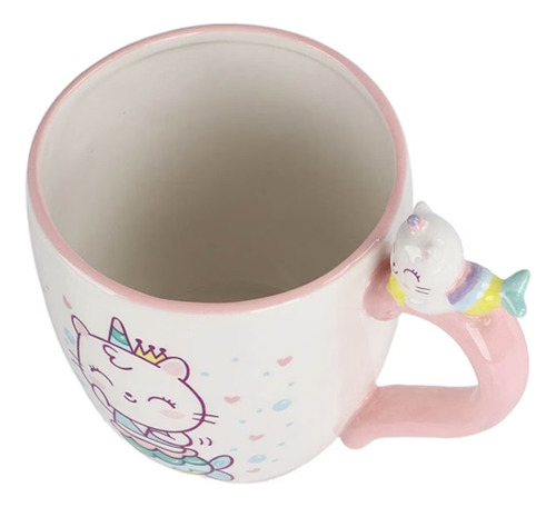 Taza Gatito Sirena Asa Gato Michi Cat