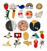 Comprar Paquete Pines Pack Broches Metalicos Pines Kawaii Al Azar