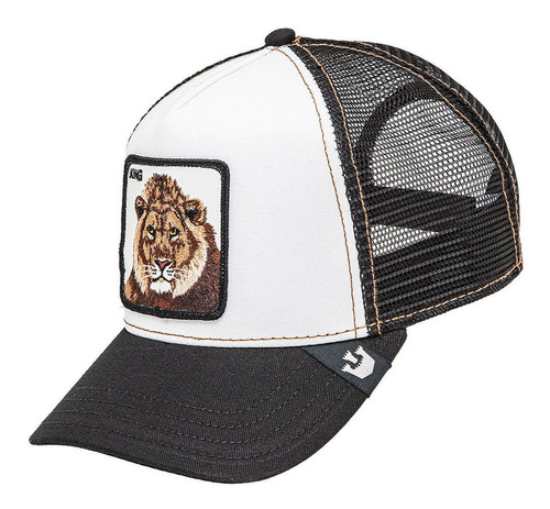 Gorra Goorin Baseball The King Lion Ngo/bco Moda Unisex