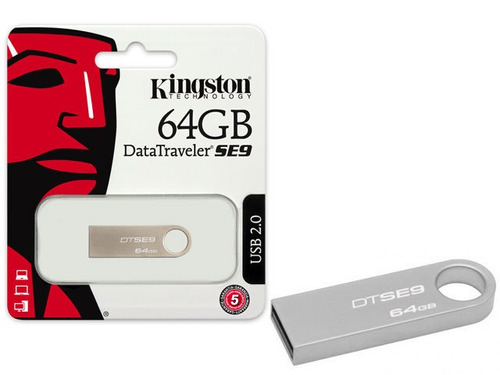 Pen Drive Usb 2.0 Kingston Dtse9h/64gb Datatraveler Se9 64g