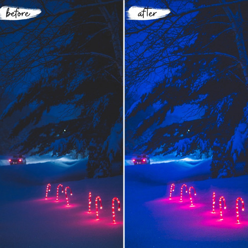 Navidad Lightroom Presets Iphone Android Filtros Instagram