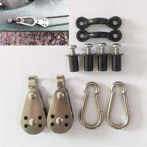 Kit De Carro De Ancla De Barco De Canoa Para Kayak Con