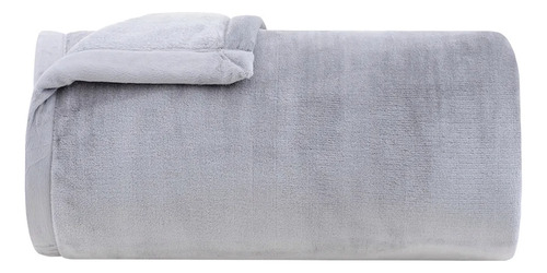 Cobertor S King Buddemeyer Vision Silky 100% Poliester Cor Cinza