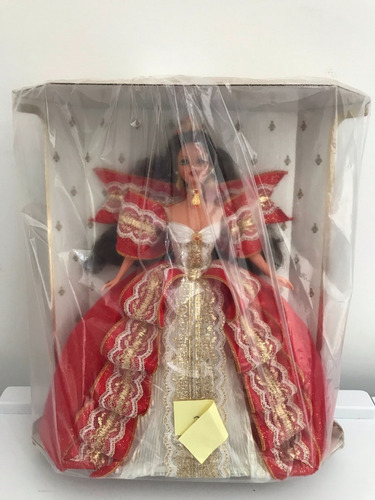 Imagem 2 de 5 de 1997 Happy Holidays Barbie Doll