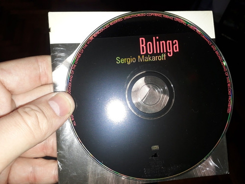 Sergio Makaroff - Bolinga Single Europeo Cd 1996 (Usado)
