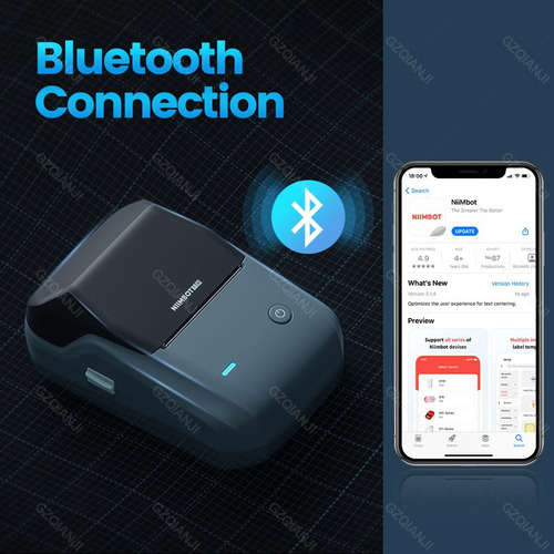 . Impresora De Etiquetas Portátil Niimbot B1 Bluetooth
