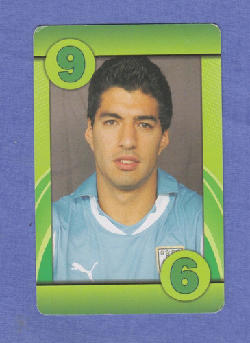 Futbol Seleccion Uruguay Luis Suarez Tarjeta Didacta Rara