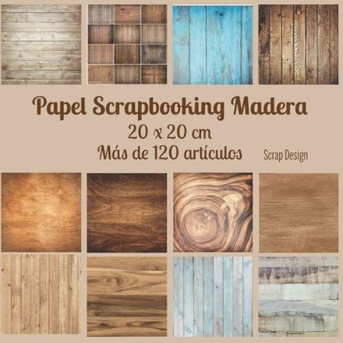 Libro: Papel Scrapbooking Madera 20 X 20 Cm Mas De 120 Artic