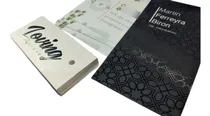 Comprar 100 Tarjetas Personales Premium Laminadas Mate Brillo 9x5cm 